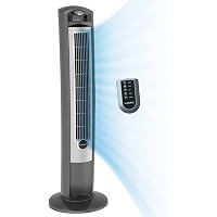 Lasko Portable Electric 42 Oscillating Tower Fan with Fresh Air Ionizer,  Timer and Remote Control for Indoor, Bedroom and Home Office Use, Silver  2551 : Amazon.ca: Home