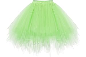 HomRain Women's 1950s Vintage Tutu Skirt Ballet Bubble Dance Skirts for Cosplay Party Adult Skirts