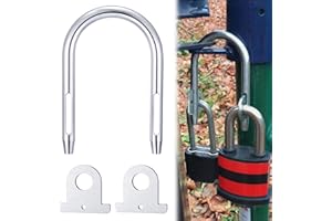 Otoolling 2 Lock Gate Lock A1 Dual Padlock System A1 Model Accommodate All Known Padlocks on The Market for Gate, Fence, Shed