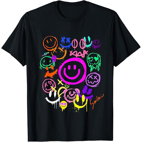 Amazon.com: Retro Happy Face Rainbow Tie-dye Splatter – 70s Amazon.com: Retro Happy Face Rainbow Tie-dye Splatter – 70s