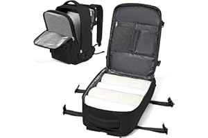 VGCUB Carry on Travel Backpack for Women Men Large Laptop Gym Work Frontier Airlines Personal Item Bag Business Airport Lightweight Backpack Flight Approved Mochilas de Viaje Black