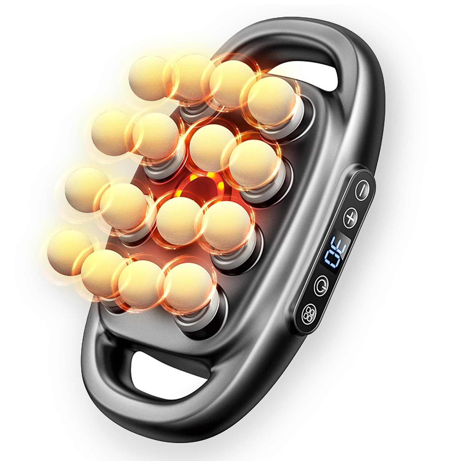 Photo 1 of 16 Head Massage Gun Deep Tissue - 2025 Upgrade 16-Drive Back Muscle Massager with 3 Modes & 30 Intensities, Portable Quiet Percussion Massager for Legs, Waist, Back, Neck, Buttocks Muscles Pain Relief