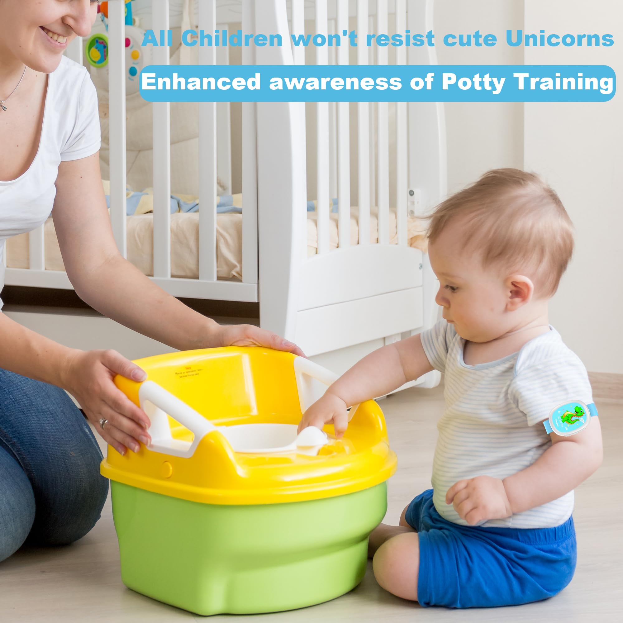 Potty Training with 5 Music Playing & Timer Setting Toilet Training Timer Dinosaur Pattern