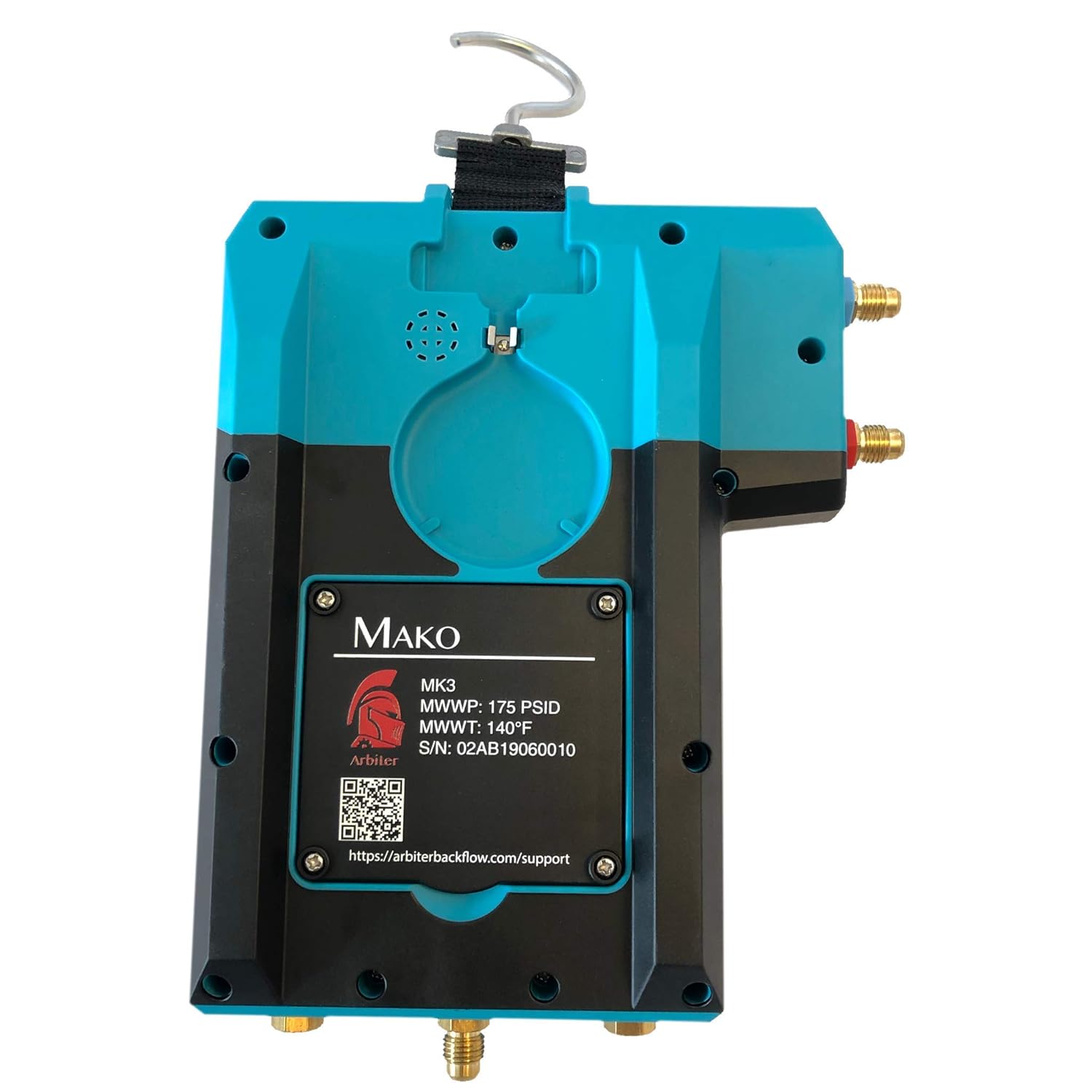 Mako MK3 Digital 3Valve Backflow Test Kit with Hoses & Soft Case