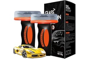 Q4 Glass Guard - Q4 Glass Cleaner, Automotive Oil Film Cleaning Brush for Car Windows, Clear vision Improve Driving Visibilit