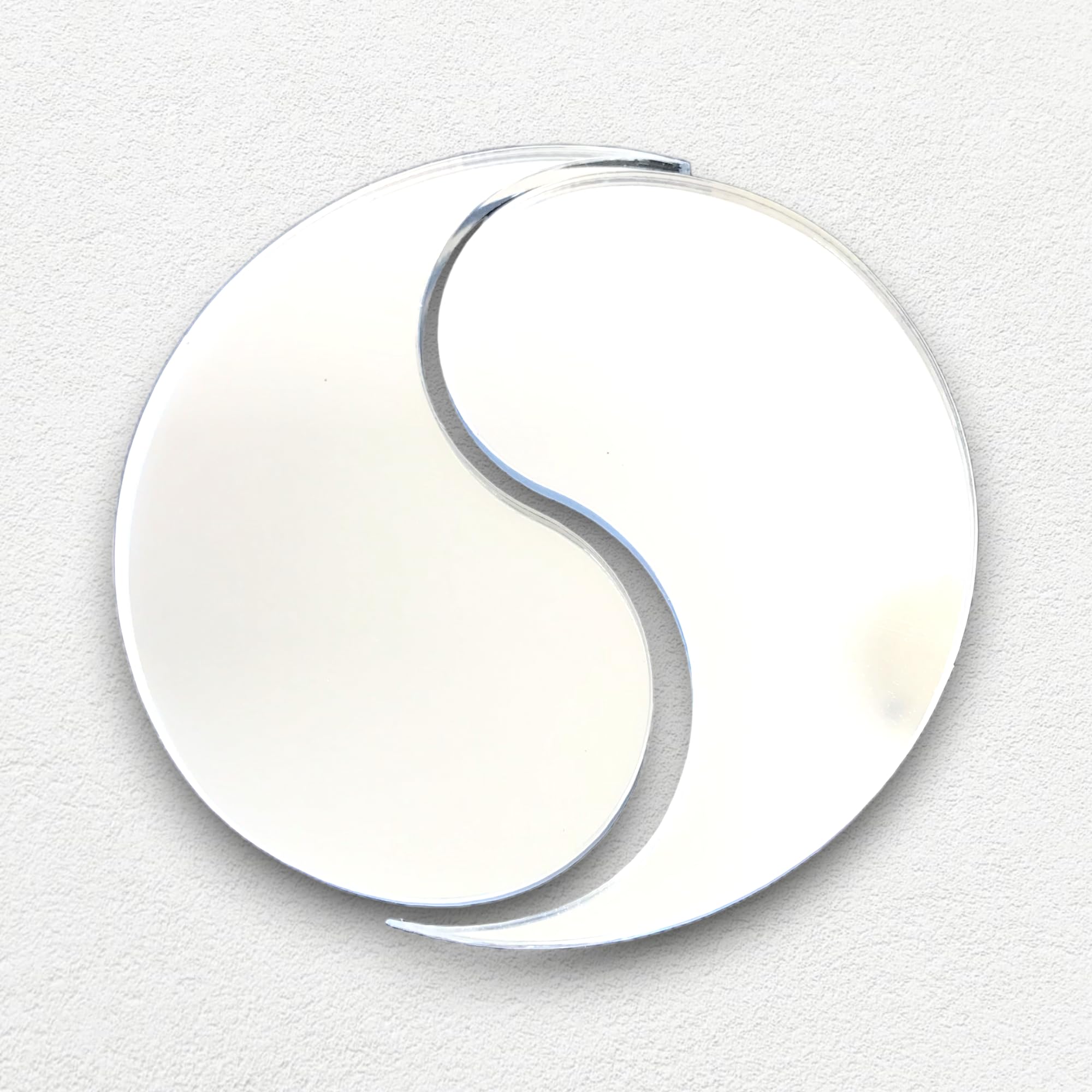 Yin Yang Entwined Circle Mirrors - 40cm Diameter