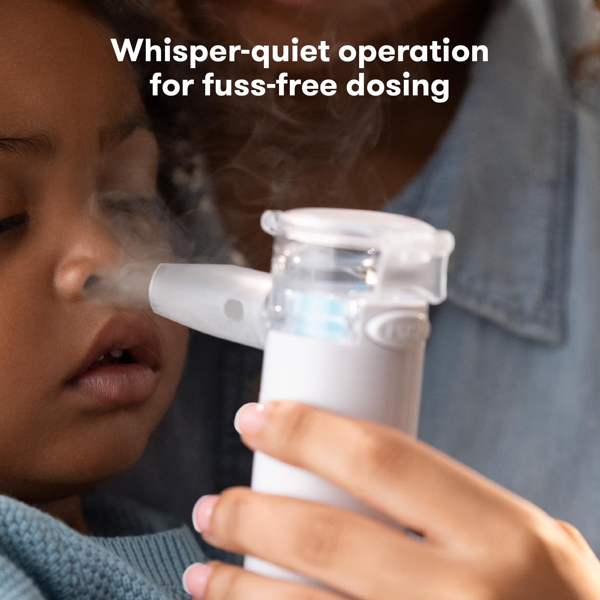 Frida Baby Nebulizer for Babies, Portable Nebulizer for Kids, Babies, Infants & Adults, Ultra-Quiet Handheld Nebulizer with Mask + Diffuser, Congestion + Flu Relief