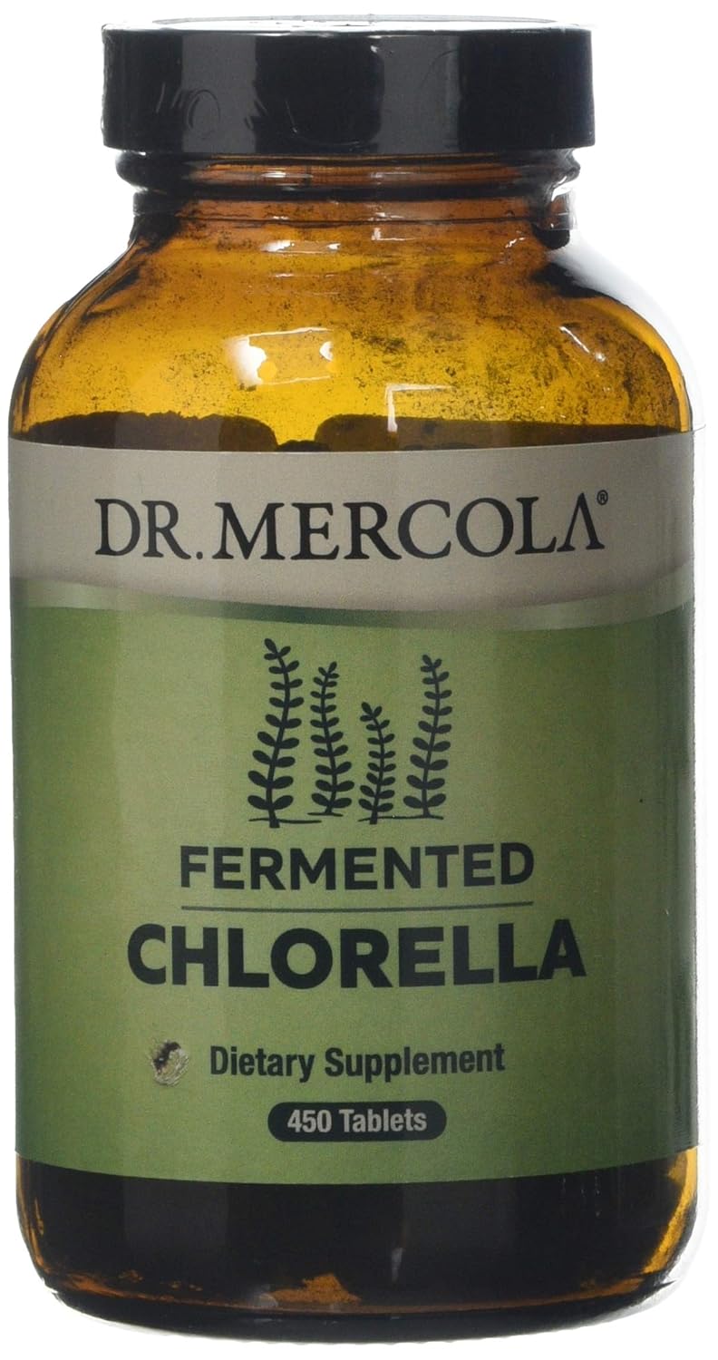 Dr Mercola Fermented Chlorella (450 Tablets 90 Servings) Amazon.co