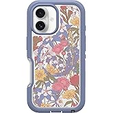 OtterBox iPhone 16 Defender Series XT Clear Case - Floral Purple