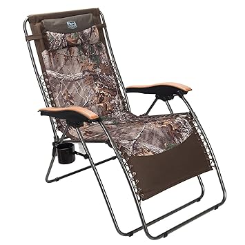 Timber Ridge Zero Gravity Patio Lounge Chair Oversize Xl Padded Adjustable Recliner With Headrest Support 350lbs