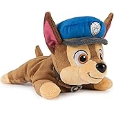GUND PAW Patrol Chase Plush, Official Lounging Chase Plush Toy, Weighted Stuffed Animal, Sensory Toy for Ages 1 and Up, 8”