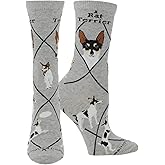 WHD Rat Terrier Crew Socks for Women & Men | Gift for Dog Lovers, Cute Pet Socks