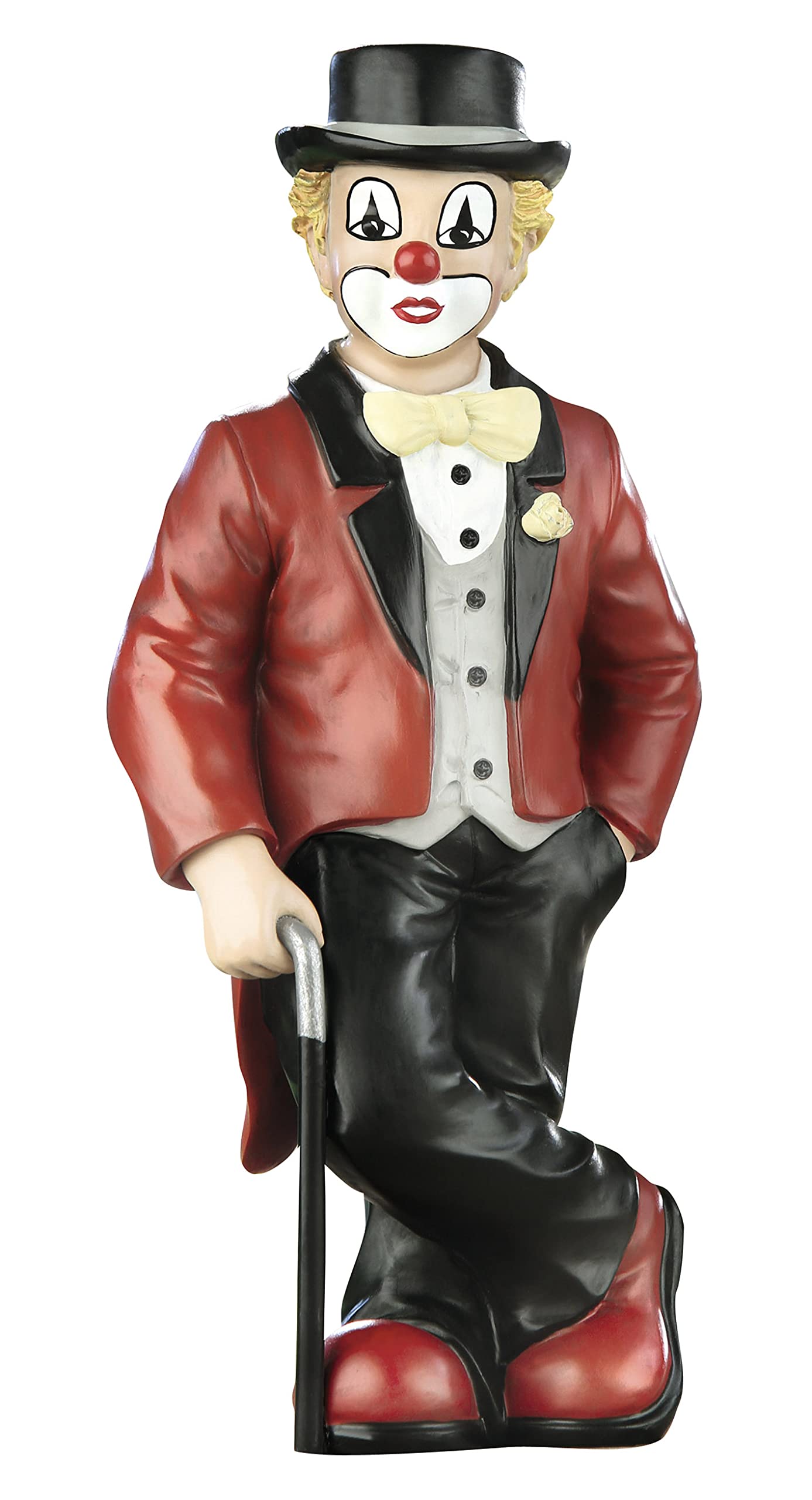 Gilde Clown Small Decorative Figure and Collector's Item of the Pfiffikus in Gift Box - Decorative Figure Accessory Gift - Handmade - Height 15 cm