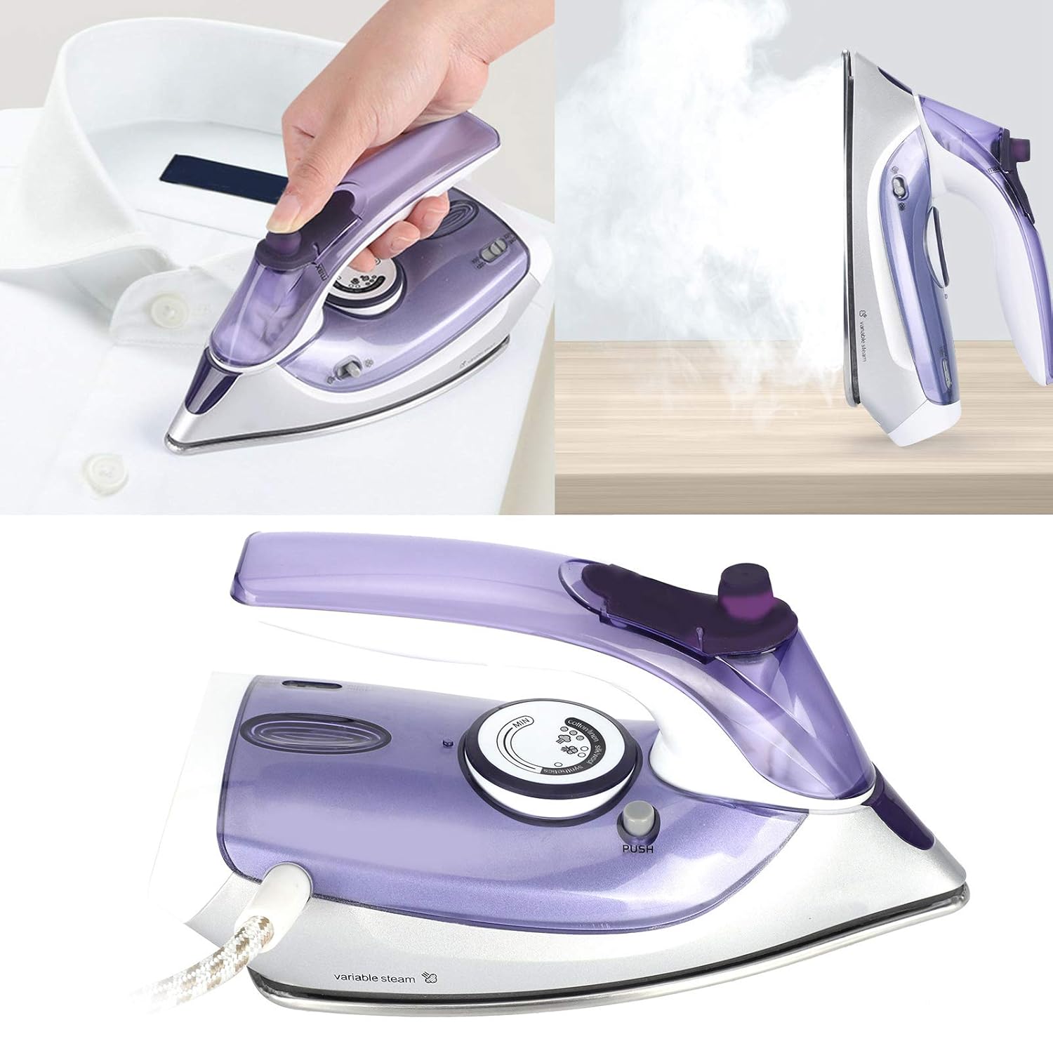 Buy Steam Iron Machine, 3 Temperature Portable 3 Ironing Modes Mini