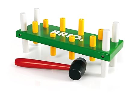 Brio Pounding Bench Green And Yellow Amazon In Baby