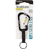 Moschettoni SideLock Nite Ize - Set Da 3, Acciaio Inox, Bloccaggio Sicuro, Portata Fino A 34 Kg