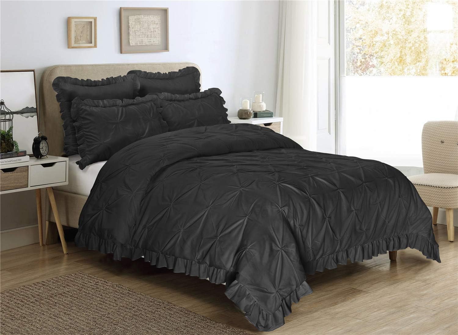 Best King Quilt Bedding Set Scallop Edges