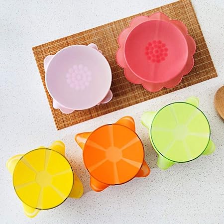 Tummop Tapas de Silicona con Ventosa para microondas ...