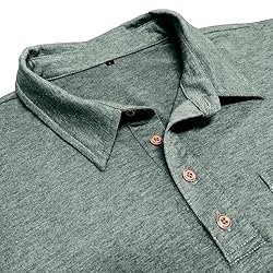 Men's Casual Polo Shirts Classic Short Sleeve
