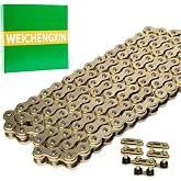 WEICHENGXIN 415H-120L O-Ring Chain for 49cc 60cc 66cc 80cc 2-Stroke Engine Motor Motorized Bicycle Bike Heavy Duty Chain High Power Racing Parts