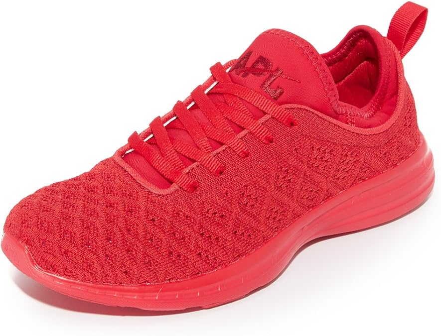 red apl sneakers
