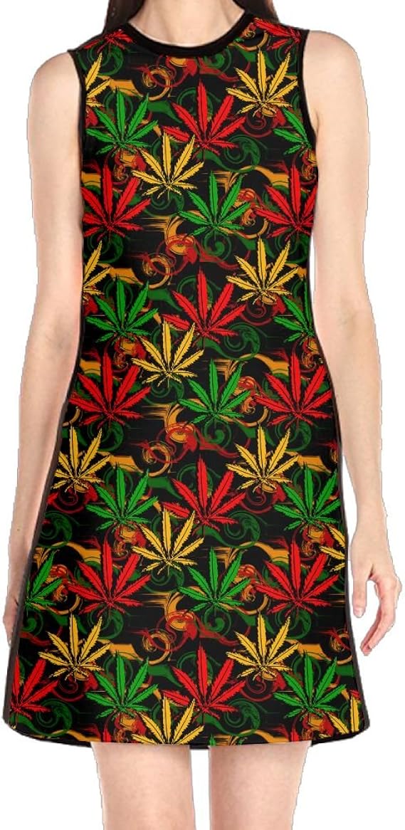 Amazon Co Jp カラフルな大麻 レディース ワンピース ドレス ノースリーブ 春夏 着痩せ きれいめ 膝丈 結婚式 パーティー フォーマル 通勤 二次会 お呼ばれ 同窓会 服 ファッション小物