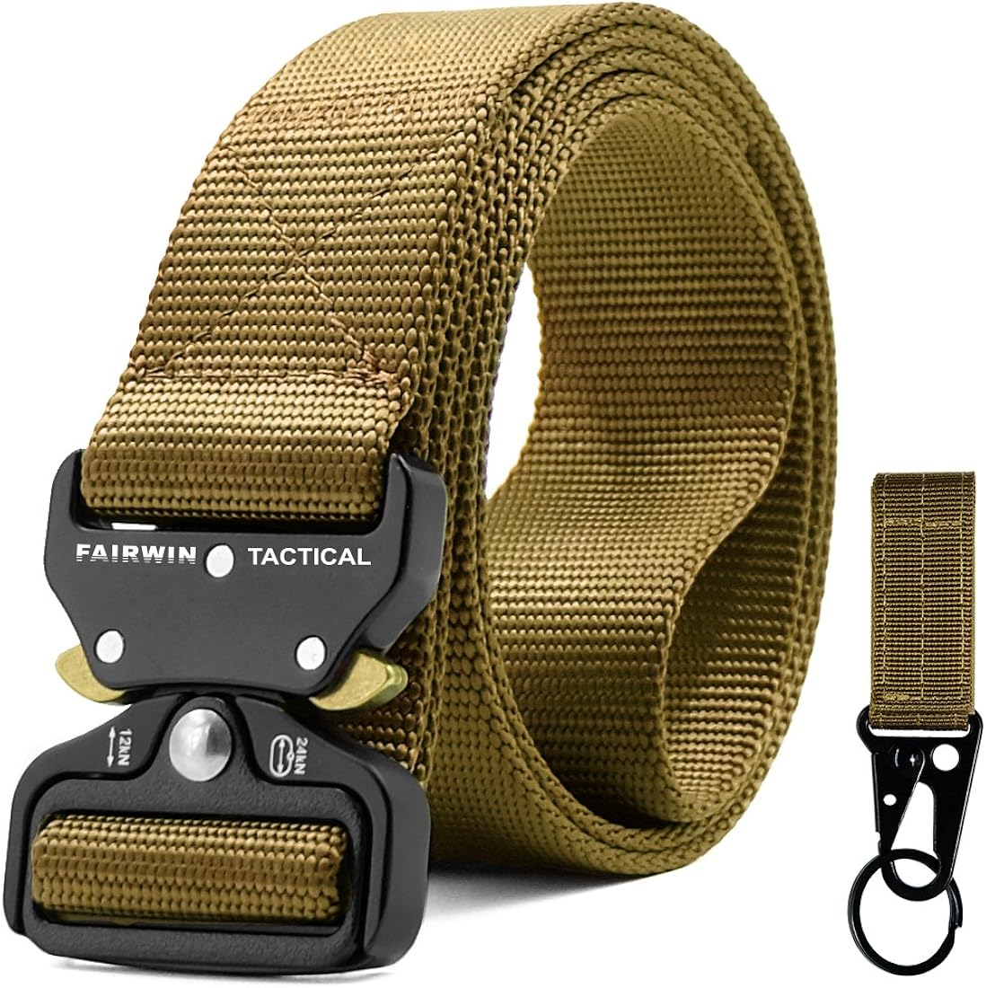 Fairwin  Belt, Fashion Nylon Belt Stretch Elastic Belt for Men with