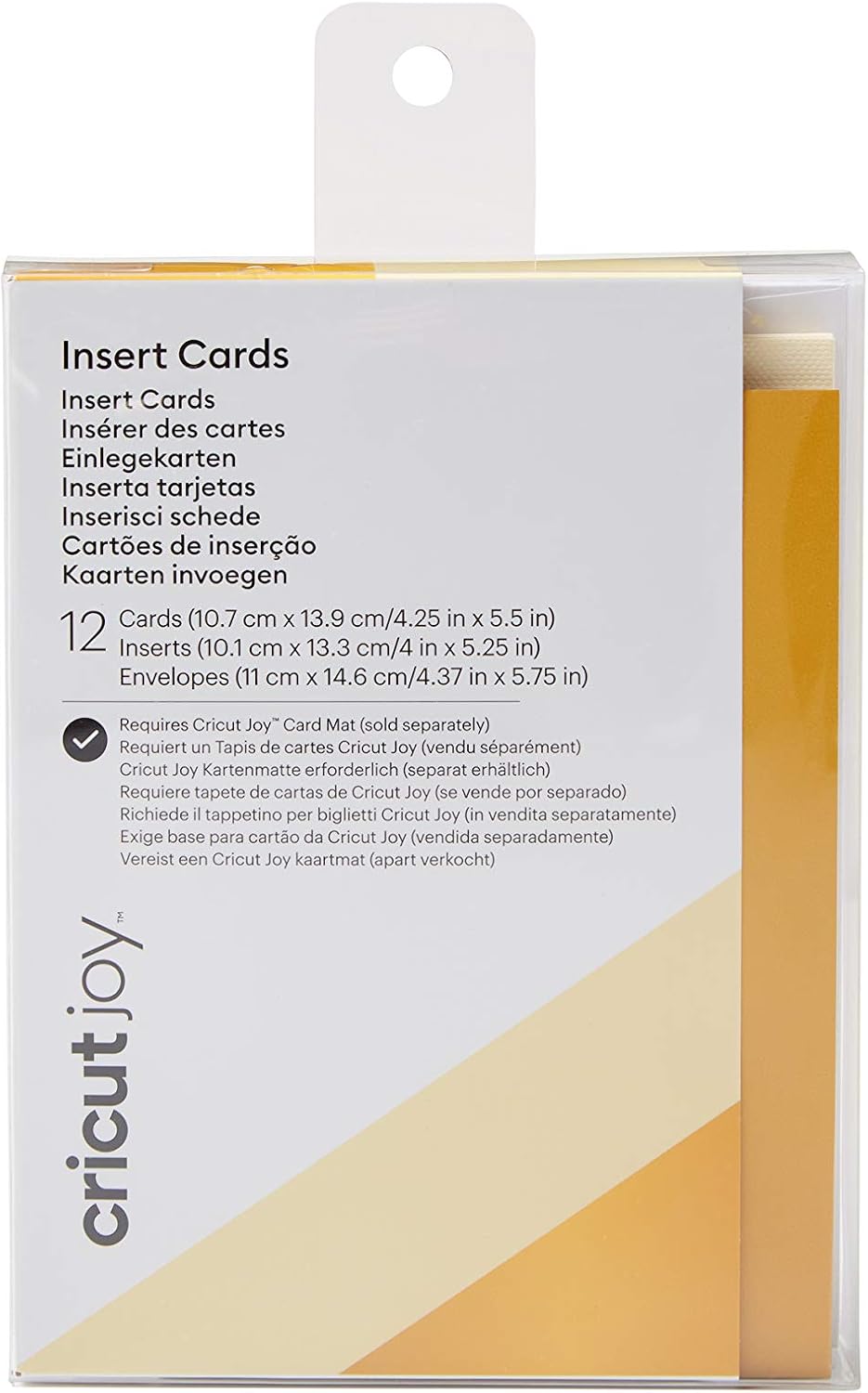 Joy INS CRD CS SPL EMEA CRM Gold M Holo, Cream & Gold Holographic