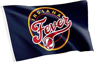 Desert Cactus Indiana Fever Flag Team WNBA 100% Polyester Indoor Outdoor 3x5 feet Flag (Dark Blue)