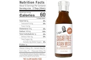 G Hughes Asian Miso Dressing, Asian Miso, 6 Count