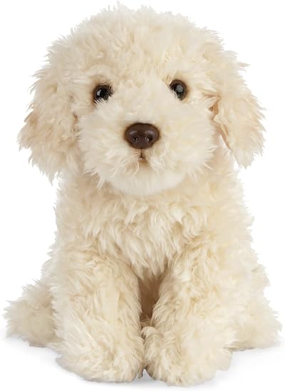 Living Nature Labradoodle Plush Toy 25cm Eco Friendly Cuddly Dog