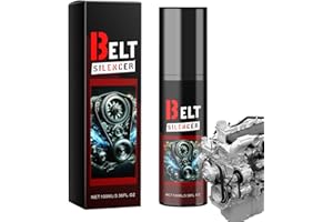 Belt Noise Spray, 100ml Engine Belt Silencer, Automobile Belts Dressing Spray-On Lubrication, Prolongs Belts Life Silencer Sp