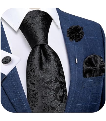 Cravate Pour Homme Avec Imprimé Tête De Mort Et Fleurs Amusant