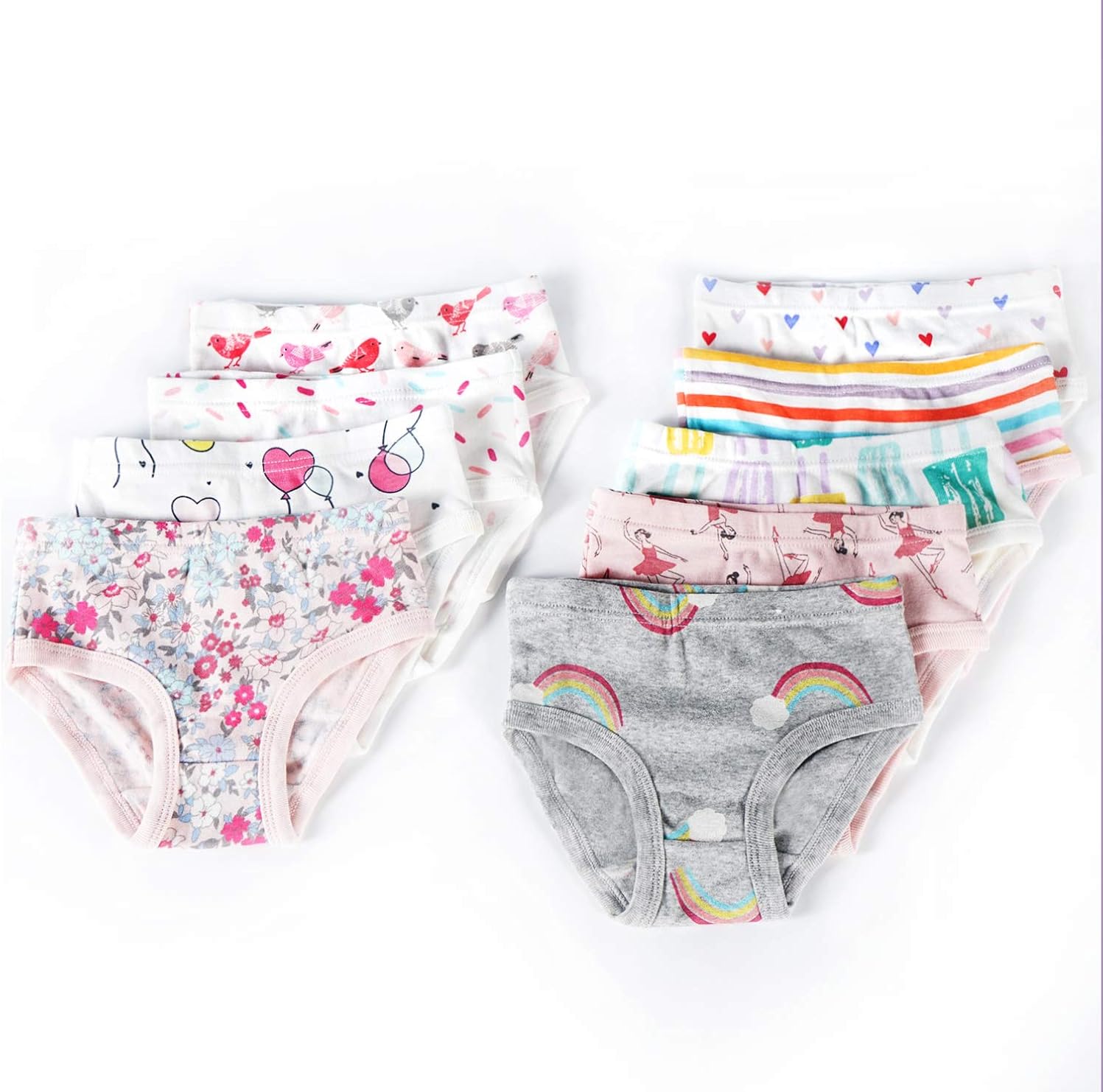 Clothing Cozyway Little Girls Soft Briefs Underwear 6 12 Pack Cotton Boyshort Cute Panties Kids Undies Clothing Shoes Jewelry Smkbinaputracihampelas Sch Id