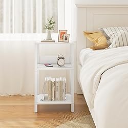 TUTOTAK Record Player Stand with Storage Up to 100