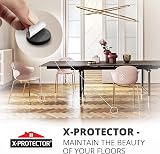 X-Protector Chair Pads 48-Pack 25mm Felt Furniture Floor Protectors view 6