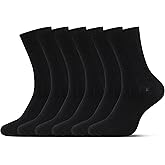 LMHCISO Men's Dress Socks Solid Colors Comfy Crew Cotton Dress Socks for Men Thin Lightweight Anti Odor Size 10-13