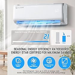 Albott 24000 BTU Mini Split Air Conditioner Heat