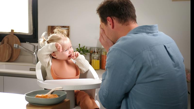 Babete de silicone para bebés, impermeável, ajustável, com múltiplos entalhes, flexível e leve, ultra-macio, fácil de limpar, fundo largo para capturar alimentos, terracota