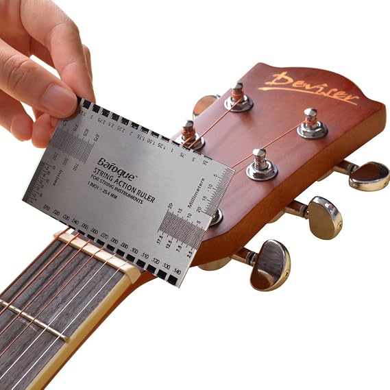 Amazon.com: Bass Guitars Gauge Ruler, Marrywindix String Action Ruler ...