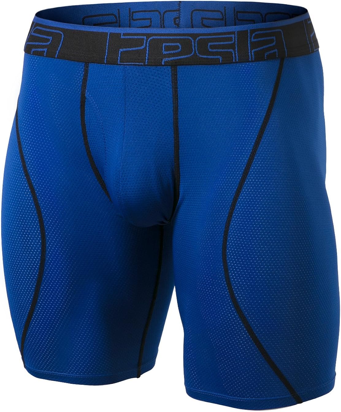TSLA Men's (Pack of 2, 3) Relaxed Stretch 9 inches Cool Dry Brief Mesh Underwear Trunk: Clothing