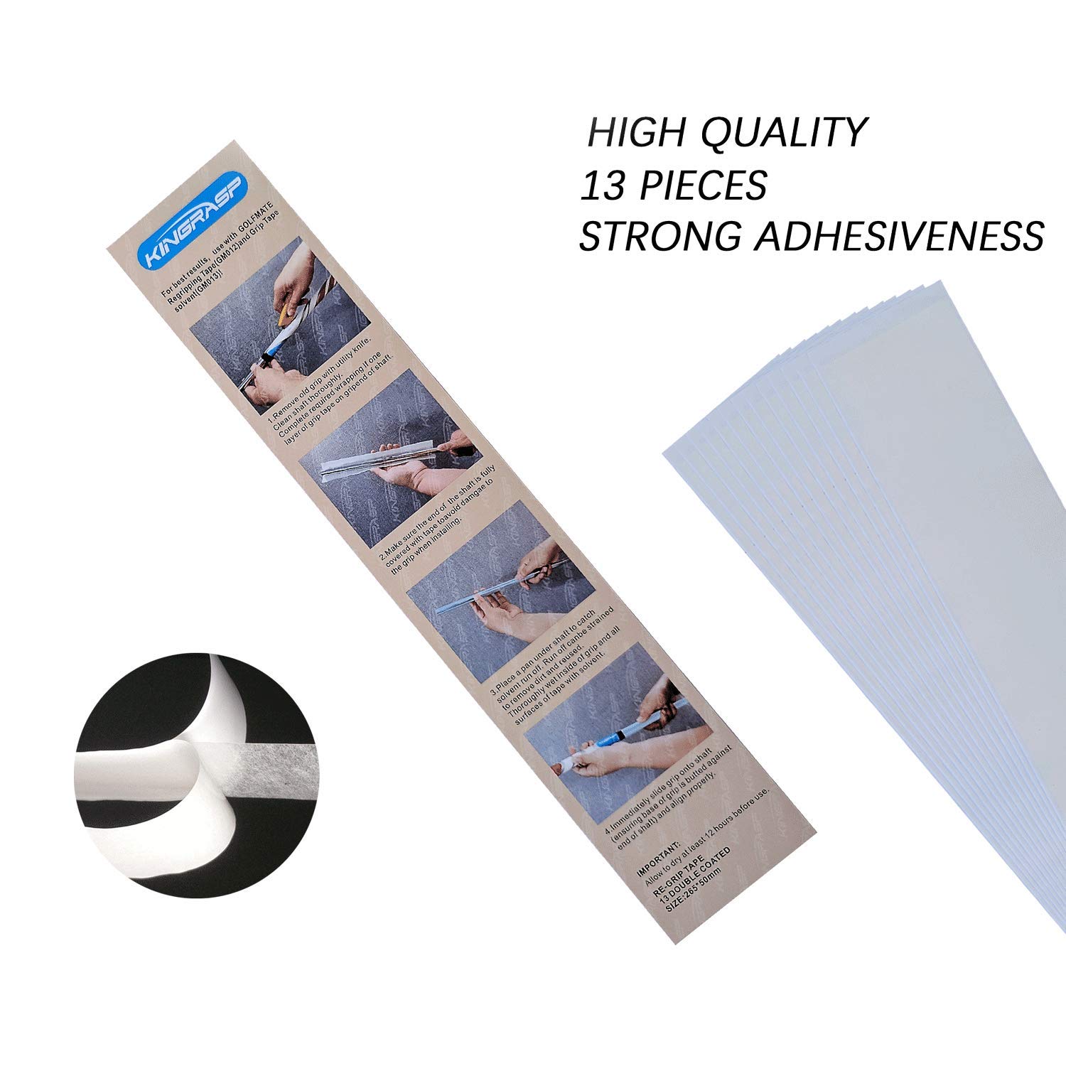 Amazon Kingrasp ゴルフグリップテープストリップ ゴルフクラブの