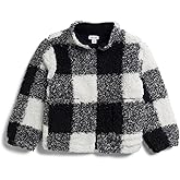 Splendid baby-boys Plush Check Fleece Jacket