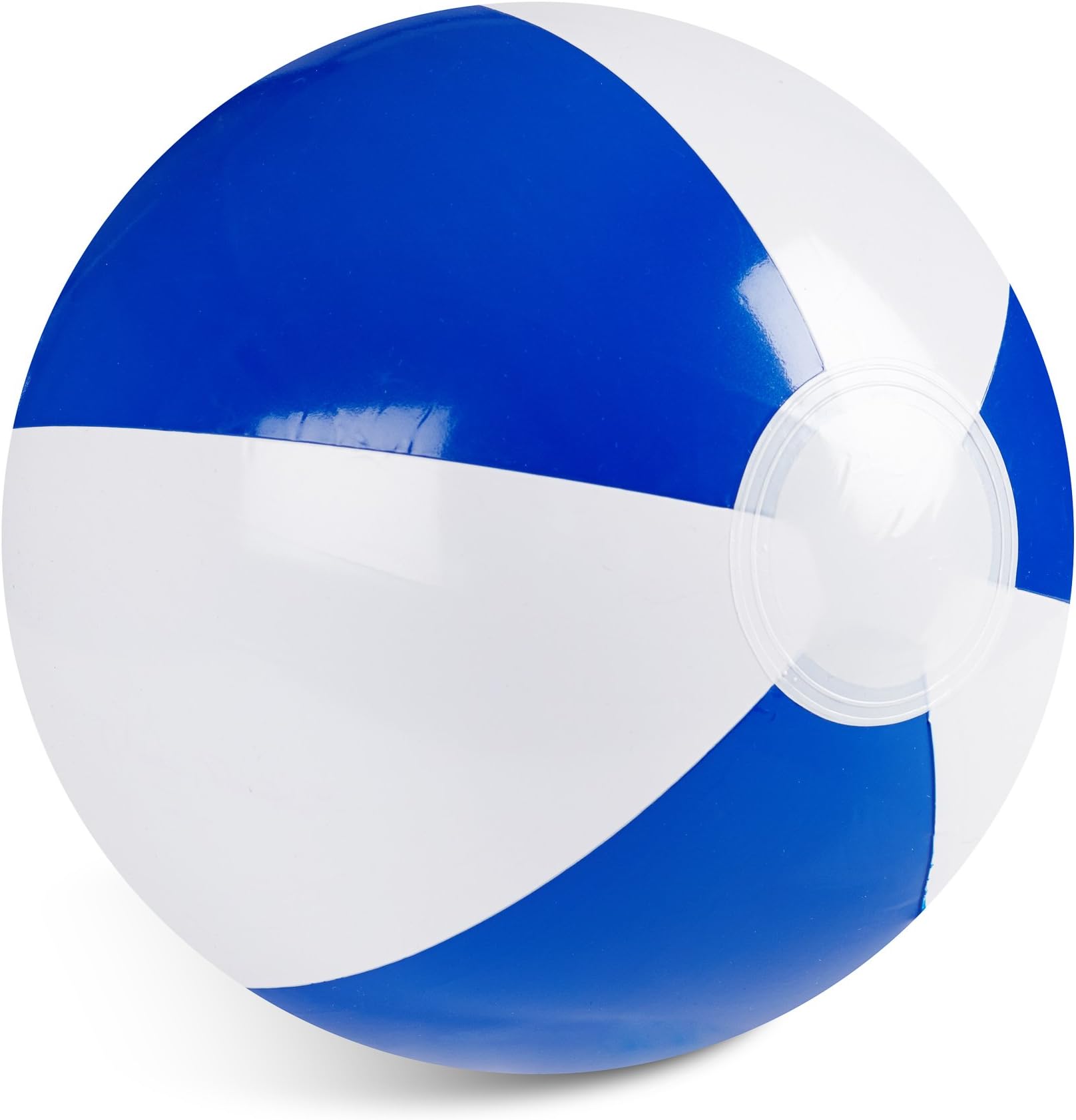 Inflatable 12 Inch Blue and White Color Beach Ball (12 pack)