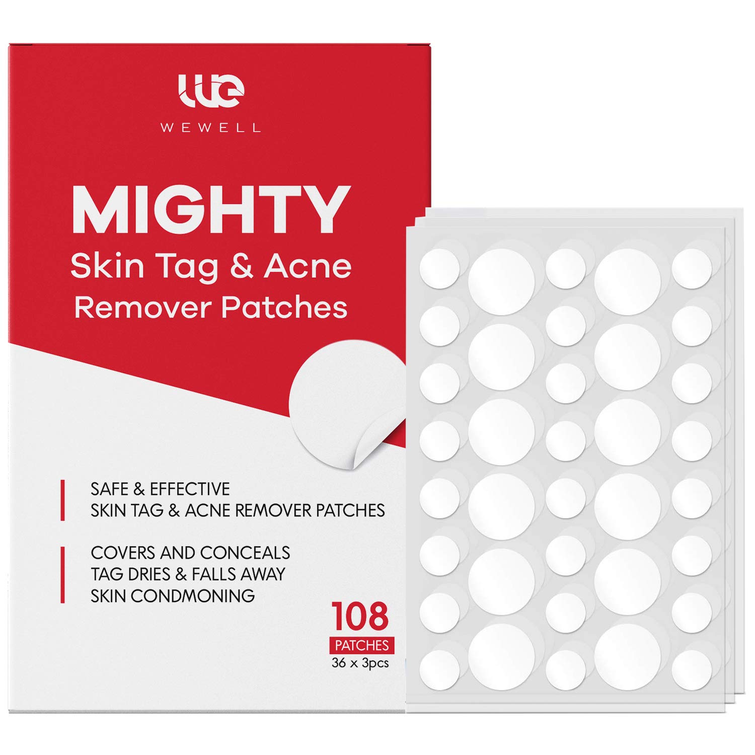Skin Tag Removal Patches Cover and Conceal Small Medium and Large Skin
