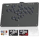 Sehawei Haute42 Arcade Stick U16 All-Button Gamerfinger with Custom RGB & Turbo Functions,Arcade Controller Street Fight for PC/Ps3/Ps4/Switch/Steam Game Keyboard-Supports Hot Swap & SOCD
