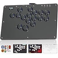 Sehawei Haute42 Arcade Stick U16 All-Button Gamerfinger with Custom RGB & Turbo Functions,Arcade Controller Street Fight for 