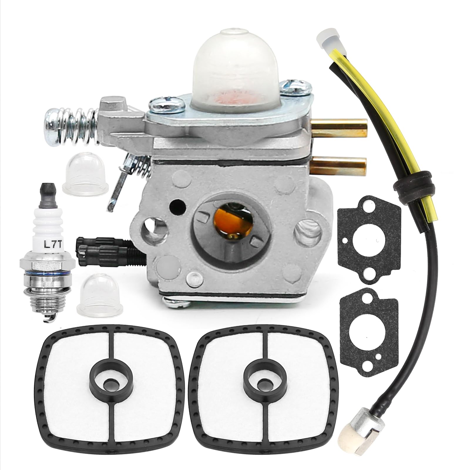 Photo 1 of Anxingo SRM-2100 Carburetor Replacement for Echo SRM-2100 SM-2100 SRM-3605 SRM-1501 SRM-3800 SRM-3100 SRM-2100SB Trimmer, 2520013314 Carb Replacement for Zama C1U-K47 C1U-K29 C1U-K52