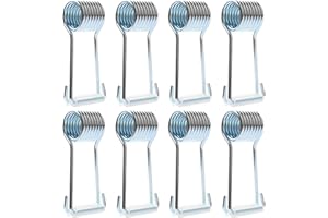 LANKSTET Butterfly Spring Door Closer 68405 Fit for Door Butt Hinge Pins-Universal Door Closer Self-Closing with Rubber Bumpers-8 Pcs