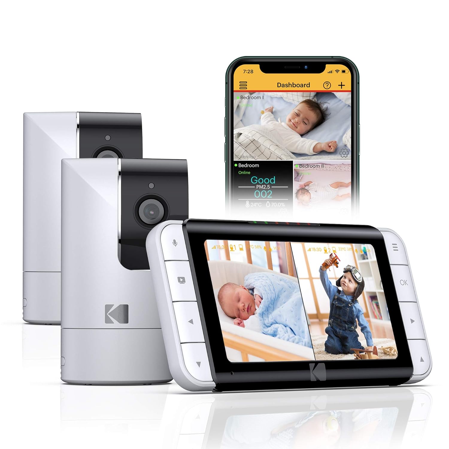 motorola comfort 28 2.8 video baby monitor